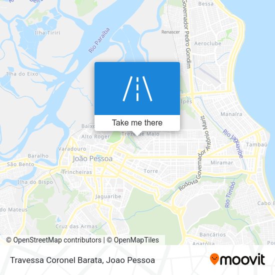 Travessa Coronel Barata map