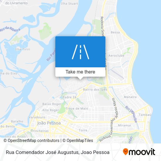 Rua Comendador José Augustus map