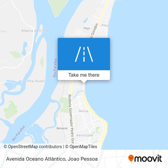 Avenida Oceano Atlântico map