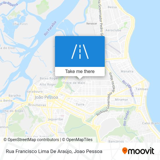 Rua Francisco Lima De Araújo map