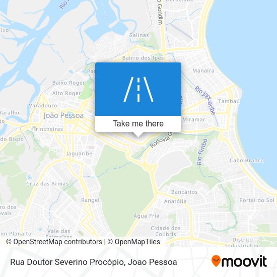 Rua Doutor Severino Procópio map