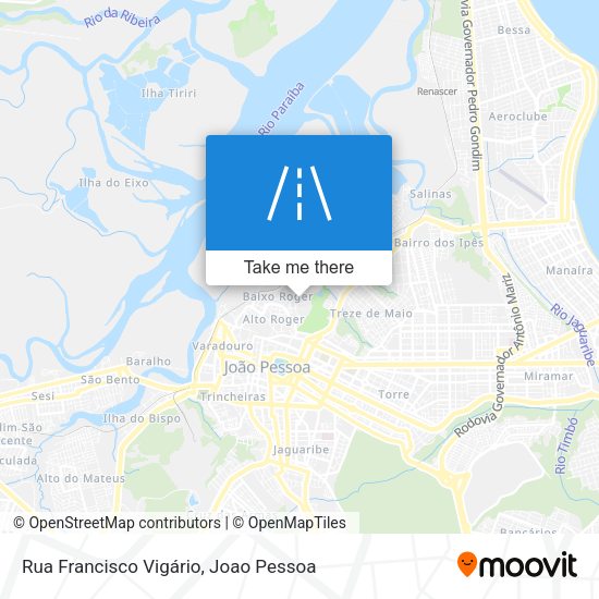 Rua Francisco Vigário map