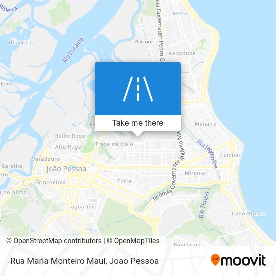 Rua Maria Monteiro Maul map