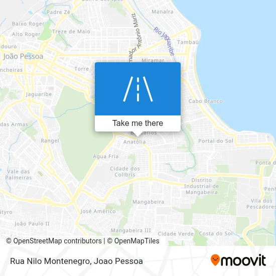 Rua Nilo Montenegro map