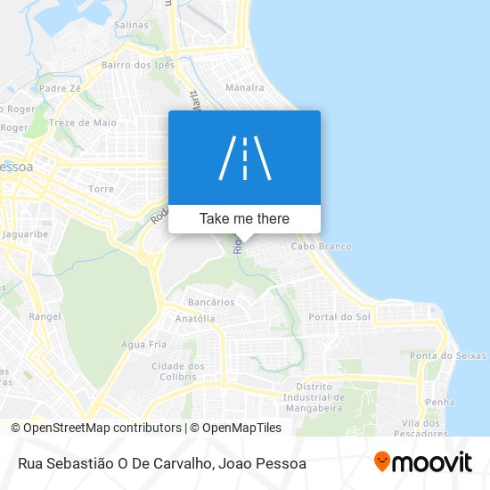 Mapa Rua Sebastião O De Carvalho