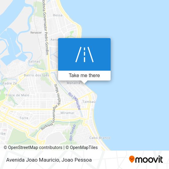 Avenida Joao Mauricio map