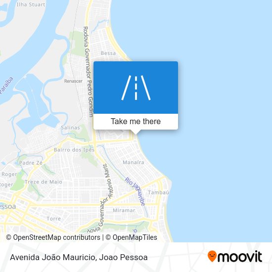 Avenida João Mauricio map