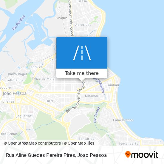 Mapa Rua Aline Guedes Pereira Pires