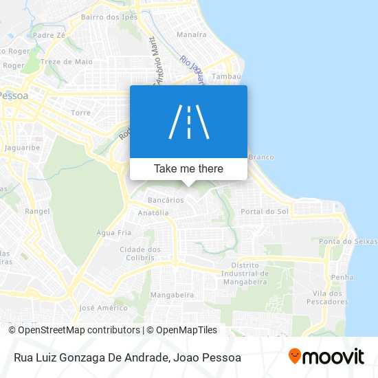 Mapa Rua Luiz Gonzaga De Andrade