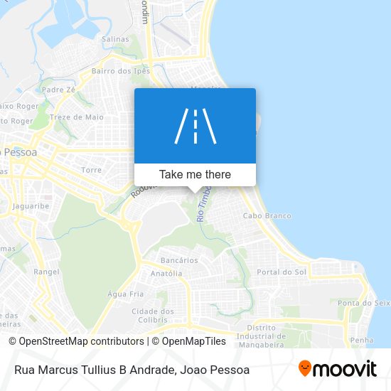 Rua Marcus Tullius B Andrade map