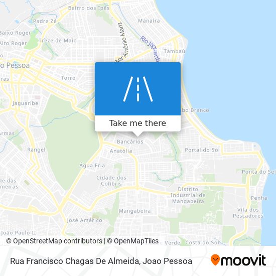 Mapa Rua Francisco Chagas De Almeida