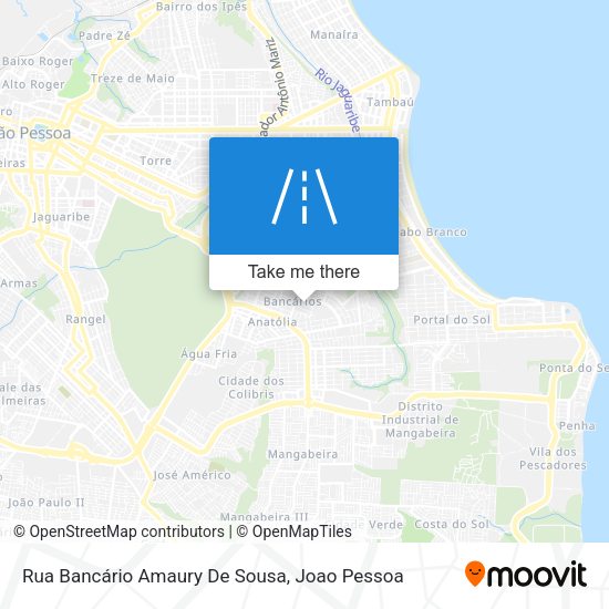 Rua Bancário Amaury De Sousa map