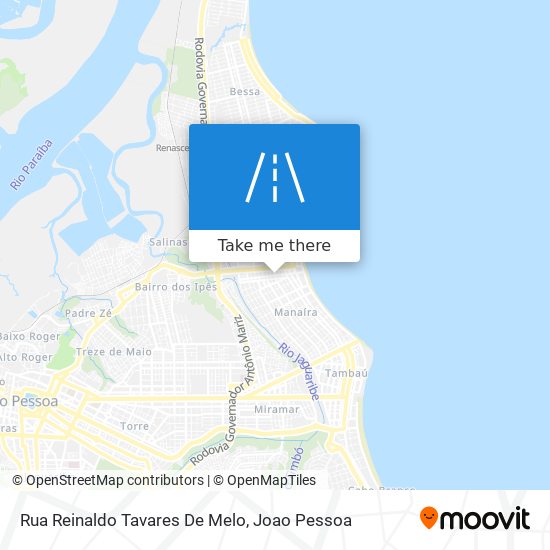 Rua Reinaldo Tavares De Melo map