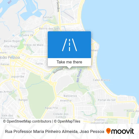 Rua Professor Maria Pinheiro Almeida map
