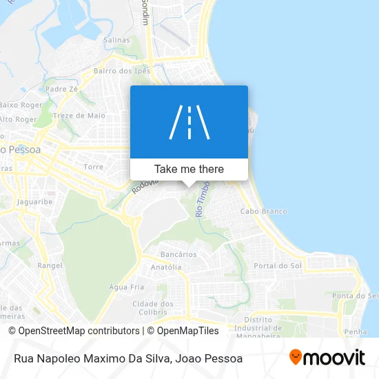 Rua Napoleo Maximo Da Silva map