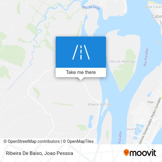 Ribeira De Baixo map