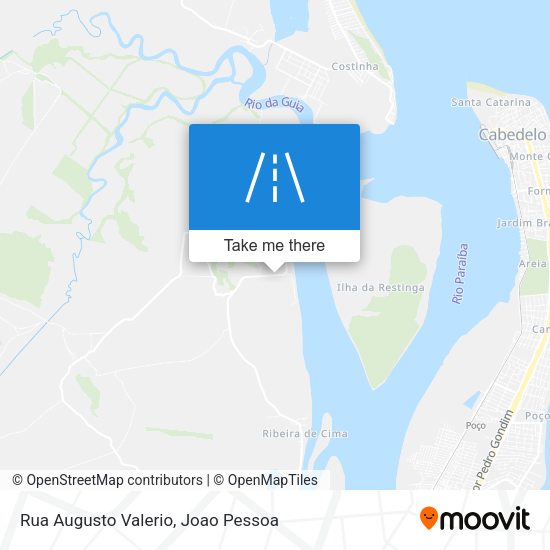 Rua Augusto Valerio map