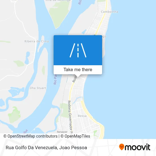 Rua Golfo Da Venezuela map