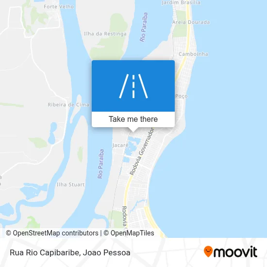 Rua Rio Capibaribe map