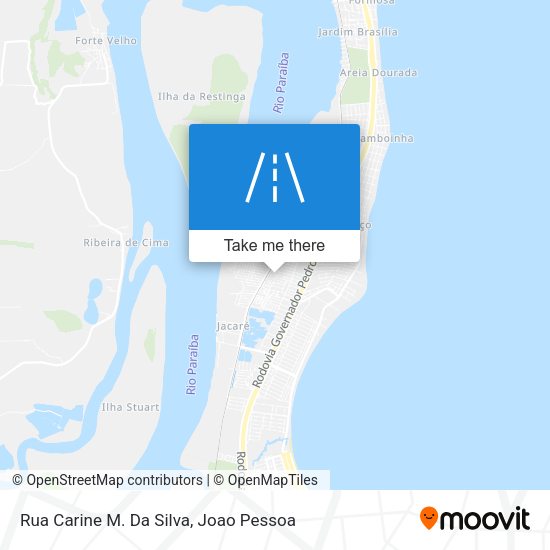 Rua Carine M. Da Silva map