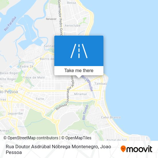 Rua Doutor Asdrúbal Nóbrega Montenegro map