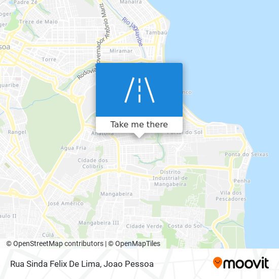 Rua Sinda Felix De Lima map