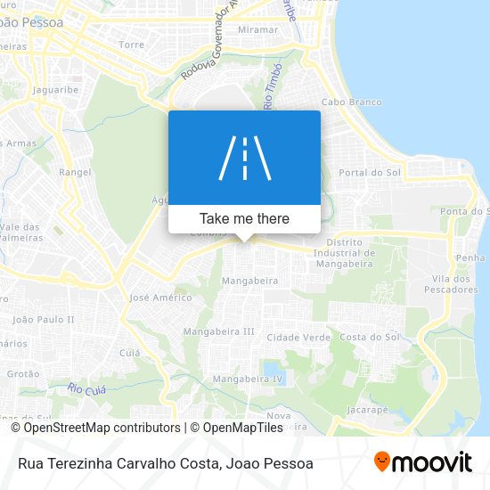 Rua Terezinha Carvalho Costa map