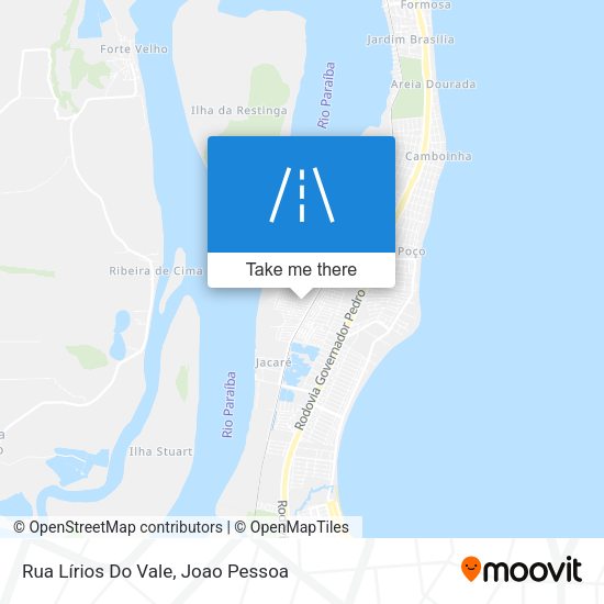 Rua Lírios Do Vale map