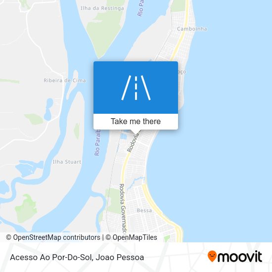 Acesso Ao Por-Do-Sol map