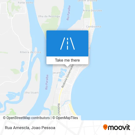 Rua Amescla map