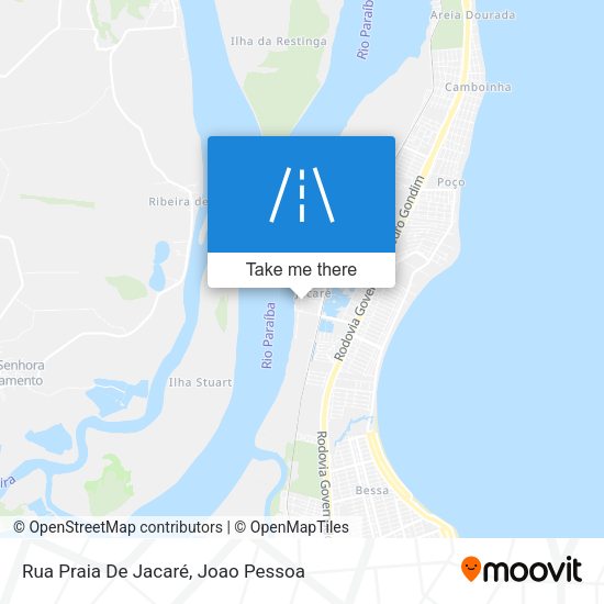 Rua Praia De Jacaré map