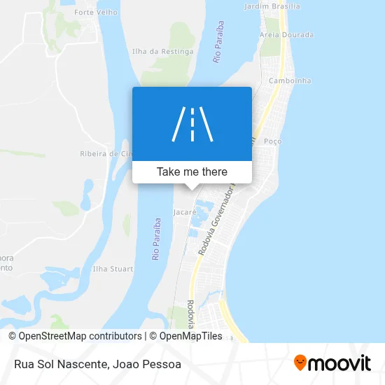 Rua Sol Nascente map