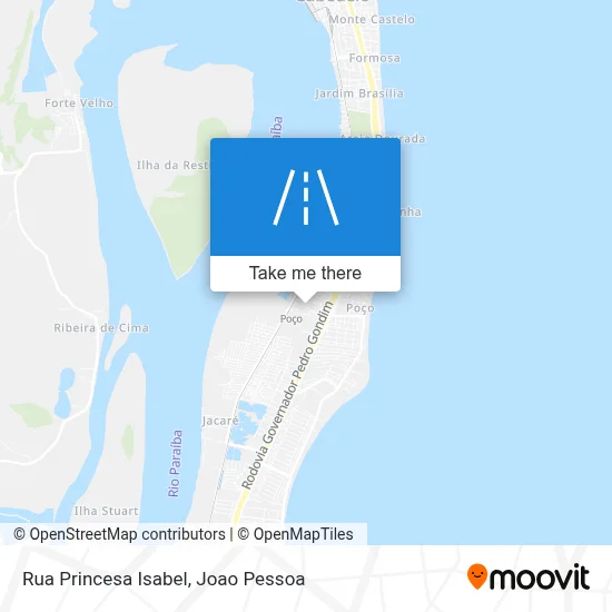 Rua Princesa Isabel map