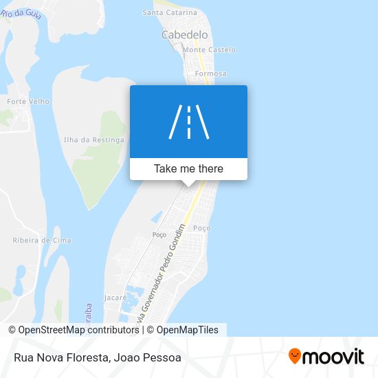 Rua Nova Floresta map