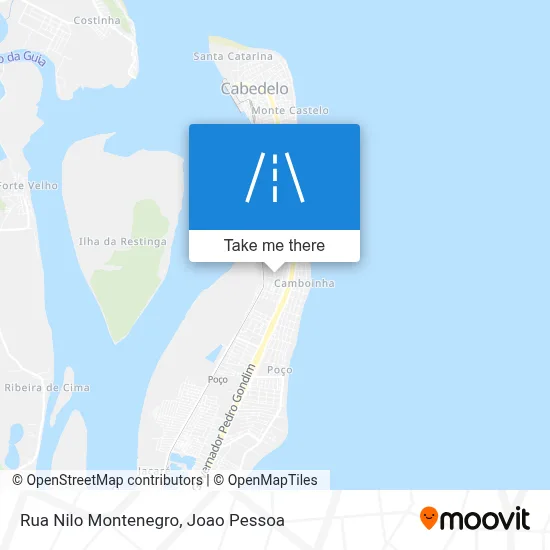 Rua Nilo Montenegro map