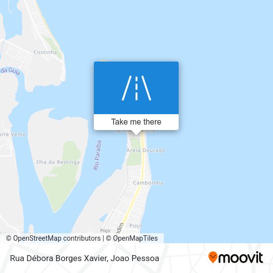 Rua Débora Borges Xavier map
