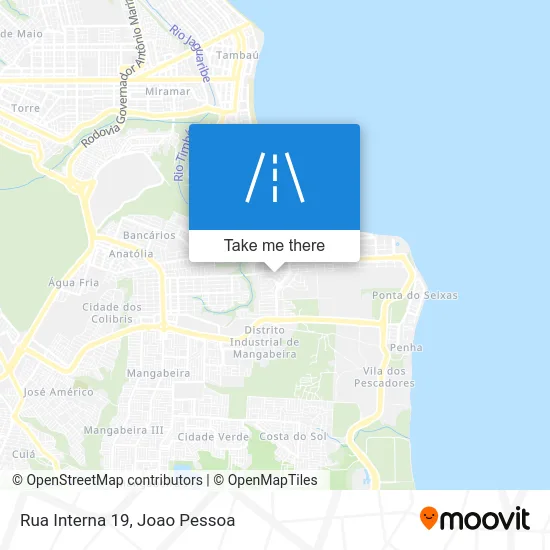 Rua Interna 19 map