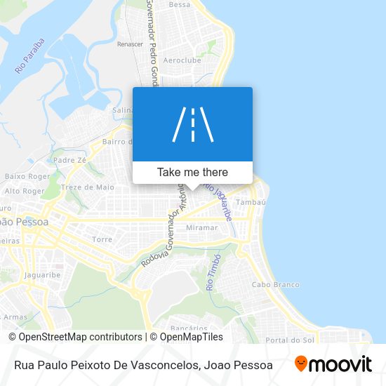 Rua Paulo Peixoto De Vasconcelos map