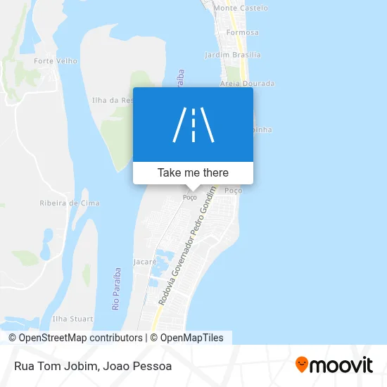 Rua Tom Jobim map