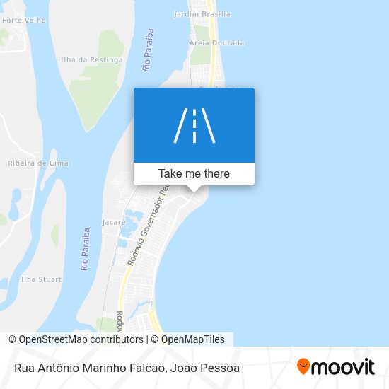 Rua Antônio Marinho Falcão map