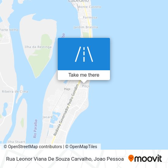 Rua Leonor Viana De Souza Carvalho map