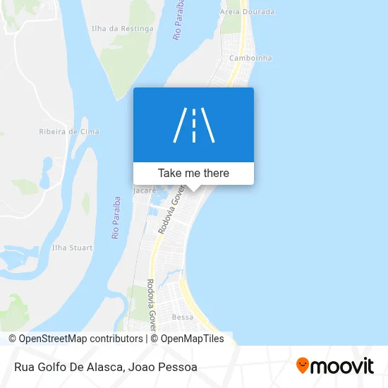 Rua Golfo De Alasca map