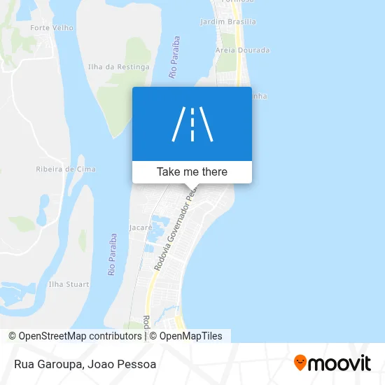 Rua Garoupa map