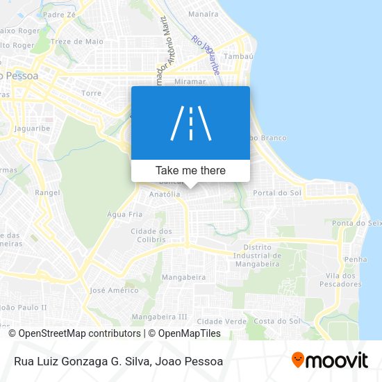 Rua Luiz Gonzaga G. Silva map