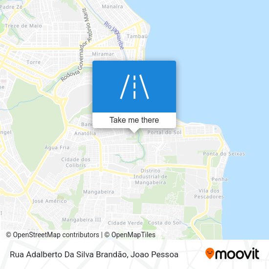 Rua Adalberto Da Silva Brandão map
