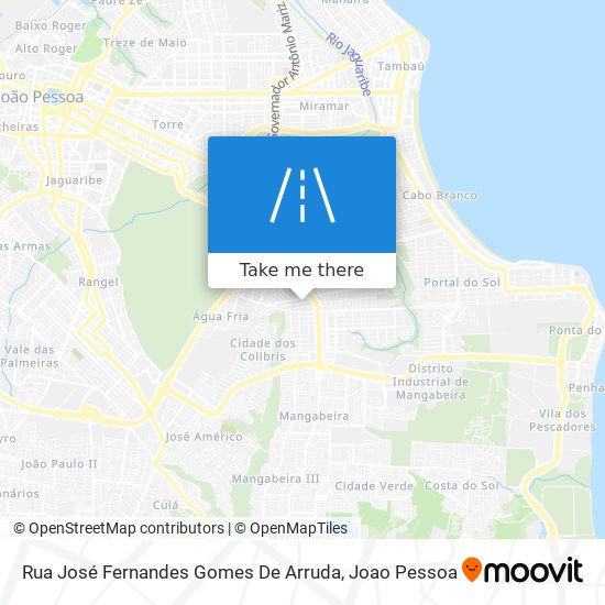 Rua José Fernandes Gomes De Arruda map