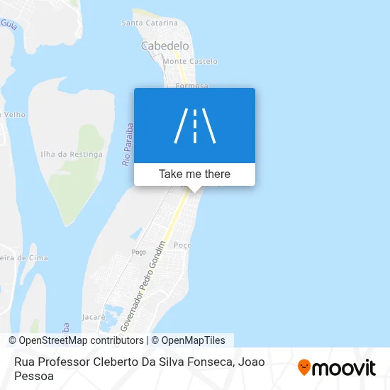 Rua Professor Cleberto Da Silva Fonseca map