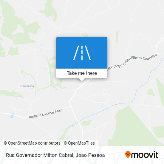 Rua Governador Milton Cabral map
