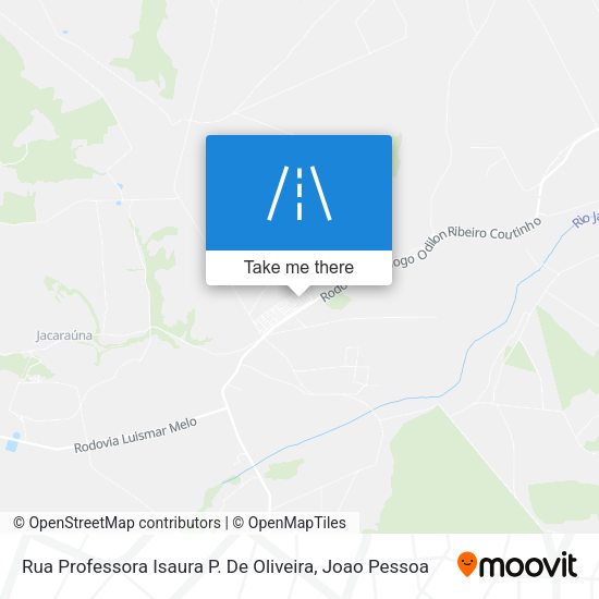 Rua Professora Isaura P. De Oliveira map