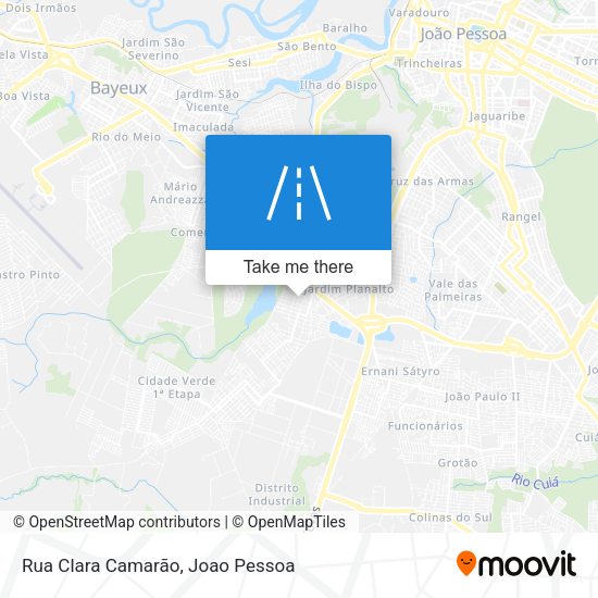 Rua Clara Camarão map